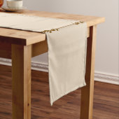 Neutral Farmhouse Botanical Table Runner Korte Tafelloper (Voorbeeld)