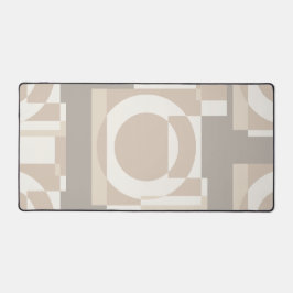 Neutral Geometric Abstract - Modern Bauhaus Bureaumat