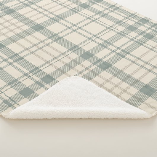 Neutral Green Beige Plaid (3/4)