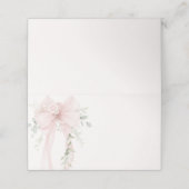 Neutral Greenery Bow Baby in Bloom (Buitenkant ongevouwen)