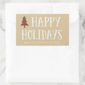 Neutral Joyeux Joyeux Jours Stickers Arbre de Noël (Sac)