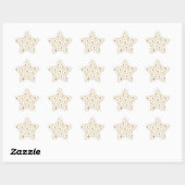 Neutral Leopard Print Sticker Square (Feuille)