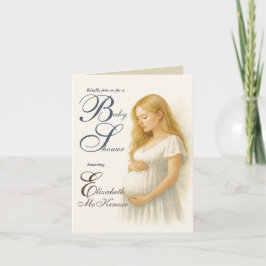 Neutral Minimal Baby Shower Blode Mom to be