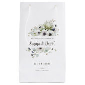 Neutral Modern Bold Wedding Klein Cadeauzakje (Voorkant)