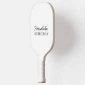 Neutral Monogram | Modern Minimalist Chic Style Pickleball Paddle (Links)