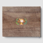 Neutral Safari Oerwoud Baby shower Gastenboek (Achterkant)