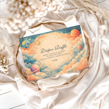 Neutral Space Planets Stars Diapper Raffle 