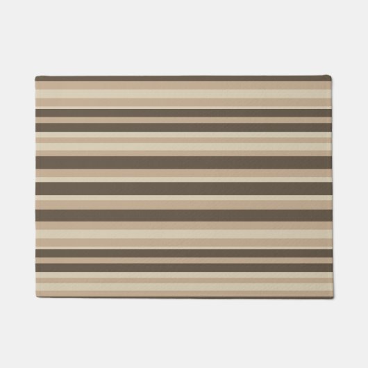 Neutral striped  deurmat (Voorkant)