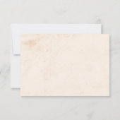 Neutral Talavera Floral Wedding QR code RSVP Kaartje (Achterkant)