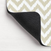 Neutral Tan Chevron Pattern Muismat (Hoek)