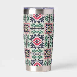 Neutral Tatreez Thobe Dress Geïsoleerde Drinkbeker