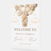 Neutral Teddy Bear Sexe Révélation Bienvenue (Angle)