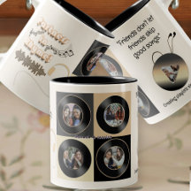 Neutral Vinyl Best Friend Photo Personalized Gift 