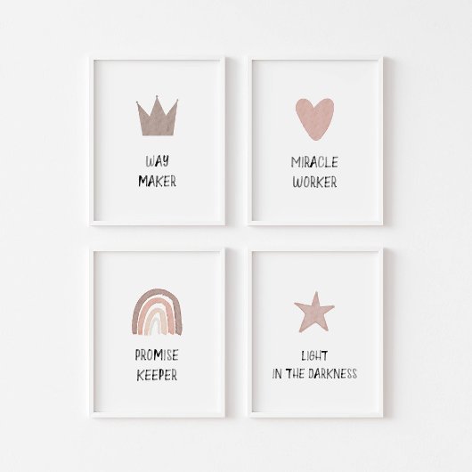 Neutral Way maker poster set van 4