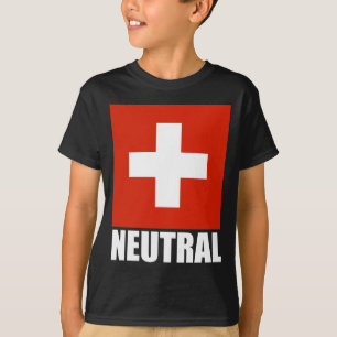 NEUTRAL (Zwitserse vlag) T-shirt