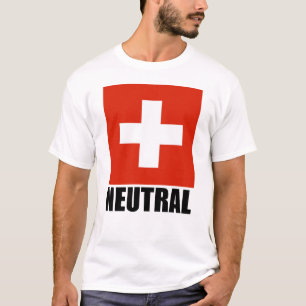 NEUTRAL (Zwitserse vlag) T-shirt