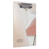 Neutrale aarde-toon Modern Abstract Klembord (Rechts)