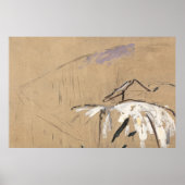 Neutrale Abstracte Wall Art Poster Print (Voorkant)