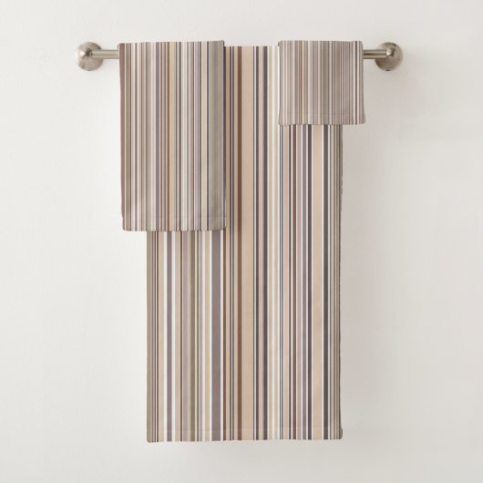 Neutrale armstrepen bad handdoek (Insitu)