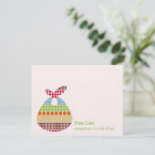 Neutrale Baby shower Boho Stippen bundel Kaart (Staand voorkant)