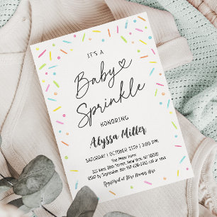 Neutrale Baby Sprinkle Kaart