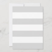 Neutrale babyshower uitnodiging kwastengarland (Achterkant)