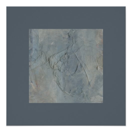 Neutrale basis Abstracte expressionist Collage met Perfect Poster (Voorkant)