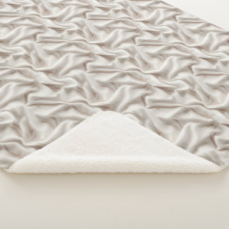Neutrale Beige, Crème & Ivoorkleurige Sherpa-deken Sherpa Deken