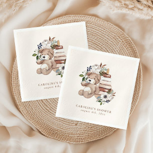 Neutrale Boho Babykamer Baby Shower Servet