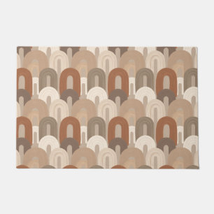 Neutrale Boog Abstract Patroon Deurmat