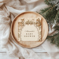 Neutrale Bos Kerst Baby Shower