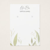 Neutrale Chic Foliage Ketel Kunstwerk Kaart (Voorkant)