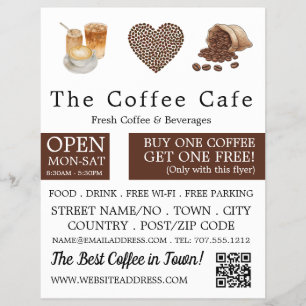 Neutrale Coffee Shop Flyer