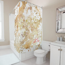 Neutrale Creamy Beige Shower Curtain Liner