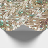 Neutrale feestelijke kerst cadeaupapier (Hoek)