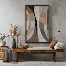 Neutrale geometrische abstracte afbeelding zonder