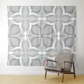 Neutrale geometrische tegels wandkleed (In Situ (horizontaal))