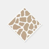 Neutrale Giraffe afdrukken Servet (Hoek)