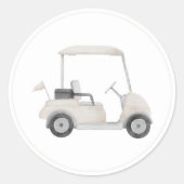 Neutrale golfkar sticker (Voorkant)