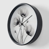 Neutrale heldere witte klaprozen bloemen van Ava (Hoek)