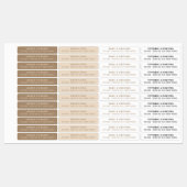 Neutrale Kaars Tamper-proof Zegel Assorted Labels (Vel)