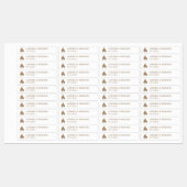 Neutrale kaars zonder tappen met Logo Labels (Vel)