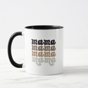 Neutrale Keramische Mama Mok - Moederdag Gift