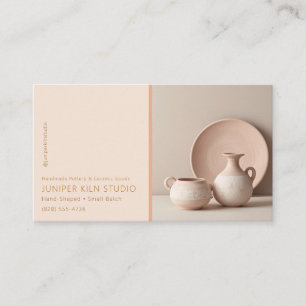 Neutrale Keramische Pottenbakkerij Studio Visitekaartje