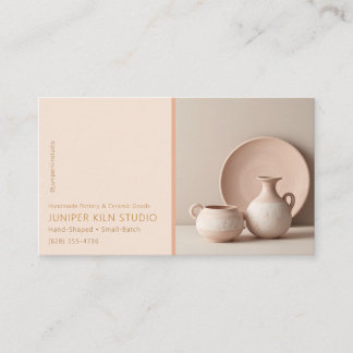 Neutrale Keramische Pottenbakkerij Studio Visitekaartje