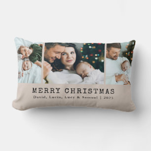Neutrale Kerst Foto Worp Kussen