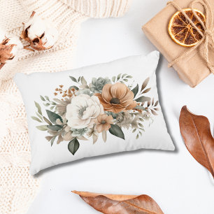 Neutrale kleuren Wit Beige Blauw Groene beplanting Accent Kussen