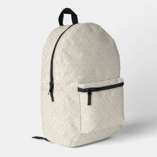 Neutrale Luxe Geometrische Patroon Rugzak