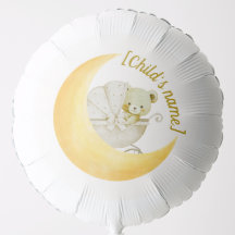 Neutrale Maan Baby Shower Bewerkbaar