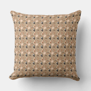 Neutrale Minimalistische Boheemse Patroon Worp Kus Kussen